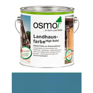 Защитное цветное не прозрачное масло Osmo Landhausfarbe 0,125 L Серо-голубая 2507 (os_52) в Хмельницком