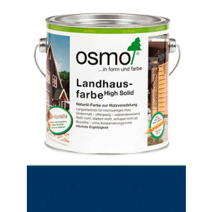 Защитное цветное не прозрачное масло Osmo Landhausfarbe 0,125 L Темно-синяя 2506 (os_51) лучшая модель в Хмельницком