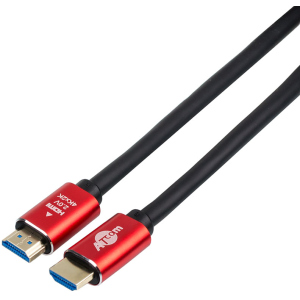 Кабель Atcom HDMI - HDMI 4K v.2.0 20 м Red/Gold (24920) в Хмельницькому