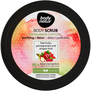 Скраб для тела Body Natur Body Scrub Red fruits Pomegranate and Dragon fruit 200 мл (8414719408095) ТОП в Хмельницком