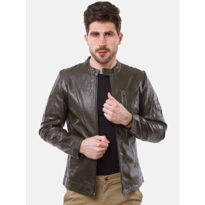 Куртка из искусственной кожи Remix 2671 M Коричневая (2950006499347) лучшая модель в Хмельницком