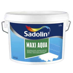 Шпатлевка акриловая SADOLIN MAXI AQUA влагостойкая голубая 10л лучшая модель в Хмельницком