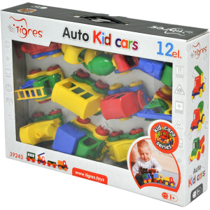 Набор авто Tigres Kid cars 12 шт (39243) ТОП в Хмельницком