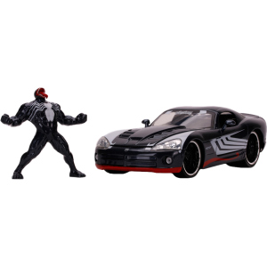 Машина металлическая Jada Марвел Человека-Паук Dodge Viper SRT10 (2008) + фигурка Венома 1:24 (253225015) (4006333070457) лучшая модель в Хмельницком