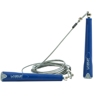 купить Скакалка LiveUp Cable Jump Rope 300х0.3 см Синяя (LS3114)