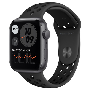 Смарт-часы Apple Watch SE Nike GPS 44mm Space Gray Aluminium Case with Anthracite/Black Nike Sport Band (MYYK2UL/A) в Хмельницькому