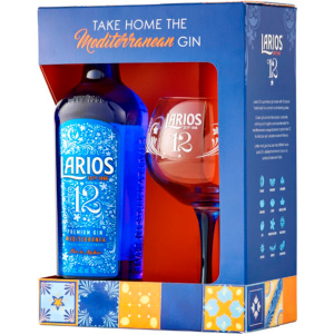 купити Джин Larios 12 Premium Gin 0.7 л 40% з келихом (5010496005804)