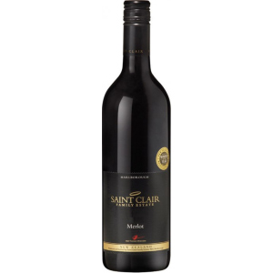 Вино Saint Clair Merlot Marlborough Sun червоне сухе 12.5% ​​0.75 л (9418076001448)