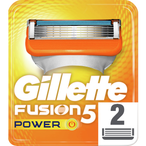 Змінні картриджі для гоління (леза) чоловічі Gillette Fusion5 Power 2 шт (7702018877560) краща модель в Хмельницькому