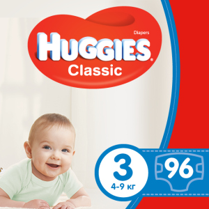 Подгузники Huggies Classic Giga 3 4-9 кг 96 шт (5029053547282)