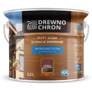 Плёнкообразующая пропитка Drewnochron Impregnat Extra Японская вишня 2.5 л (DN-364416) в Хмельницком