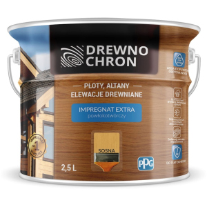 Плёнкообразующая пропитка Drewnochron Impregnat Extra Сосна 2.5 л (DN-364421) надежный