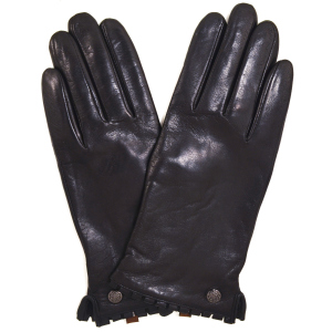 Жіночі рукавички шкіряні Sergio Torri 580 ш6.5 Чорні (2000000021621) в Хмельницькому