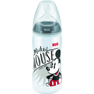 Пляшечка для годування NUK Міккі Маус First Choice 300 мл Сіра (4008600387060) в Хмельницькому