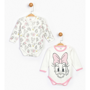 Боді Disney Minnie Mouse MN16077 86-92 см 2 шт Біло-рожеве (8691109822390) ТОП в Хмельницькому