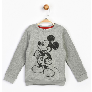 Світшот Disney Mickey Mouse MC17214 122 см Сірий (8691109860194) в Хмельницькому