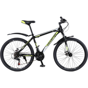 Велосипед Champion Spark 29" 19.5" Black-neon yellow-white (29ChWS21-003251) лучшая модель в Хмельницком