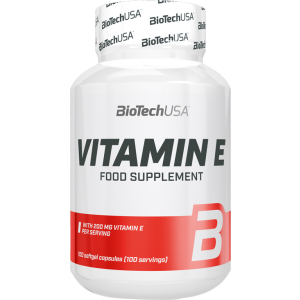 Витамины Biotech Vitamin E 200 100 капсул (5999076225965) ТОП в Хмельницком