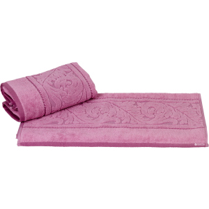 Махровое полотенце с жаккардовым бордюром Hobby Sultan 70x140 Pink (8693675947552) лучшая модель в Хмельницком