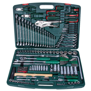 Набір інструментів Hans Tools 1/2" та 1/4" 158 предметів (TK-158V) краща модель в Хмельницькому