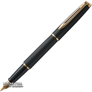 Ручка перьевая Waterman Hemisphere Matte Black FP Синяя Черный корпус (12 003) в Хмельницком