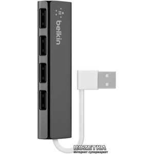 USB-хаб Belkin USB 2.0 4 порти Black (F4U042bt)