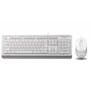 Комплект A4Tech F1010 White ТОП в Хмельницькому