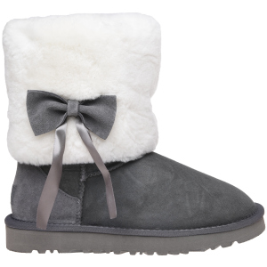 Угги UGG Classic Short Fur Bow 117013 41 Grey ТОП в Хмельницком