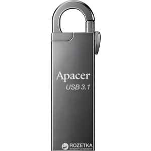 Apacer AH15A 128GB USB 3.1 Ashy (AP128GAH15AA-1) краща модель в Хмельницькому