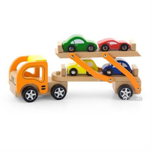 Игрушка Viga Toys "Автотрейлер" (50825) (6934510508258) лучшая модель в Хмельницком