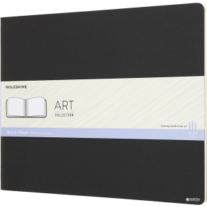 Нотатник Moleskine Art Cahier 21.59 x 27.94 см без лінівки Чорний (8058341715628)