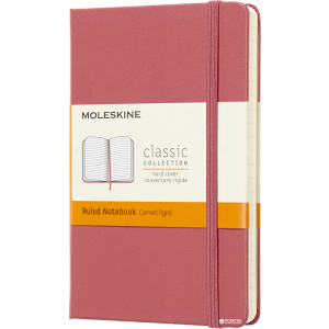 Нотатник Moleskine Classic 9 х 14 см 192 сторінки в лінійку Пастельно-рожевий (8058341715277) ТОП в Хмельницькому