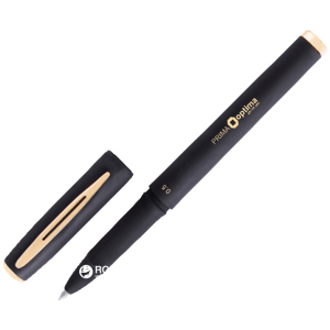 Набір ручок гелевих Optima Prima 0.5 мм Чорний 12 шт Чорний корпус (O15638-01) надійний