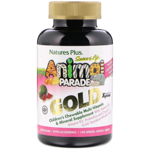 Вітаміни Natures Plus Animal Parade Gold мультивітаміни Кавун 120 жувальних таблеток (97467299382) краща модель в Хмельницькому