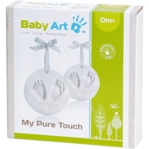 Набор для создания отпечатка ручки и ножки малыша Baby Art Мое чистое касание с блестками (3601096200) (3220660304585) лучшая модель в Хмельницком