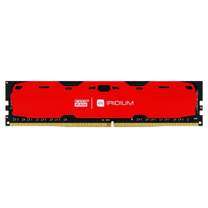 Оперативна пам'ять Goodram DDR4-2400 16384MB PC4-19200 Iridium Red (IR-R2400D464L17/16G) ТОП в Хмельницькому