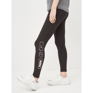 Спортивные леггинсы Puma Rebel High 7 8 Leggings 58583651 L Black-Untamed (4063697323773) лучшая модель в Хмельницком