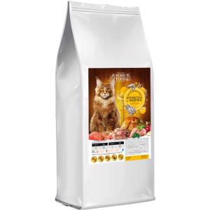 Сухой корм для взрослых кошек крупных пород Home Food индейка с креветкой 3 кг (4828333690300) рейтинг