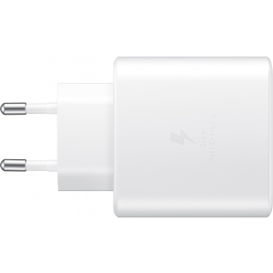 Зарядний пристрій Samsung 45W PD Wall Charger Type-C Cable White (EP-TA845XWEGRU)