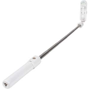 Селфі-монопод з підсвічуванням Apexel LED Selfie Stick K10-S White надійний